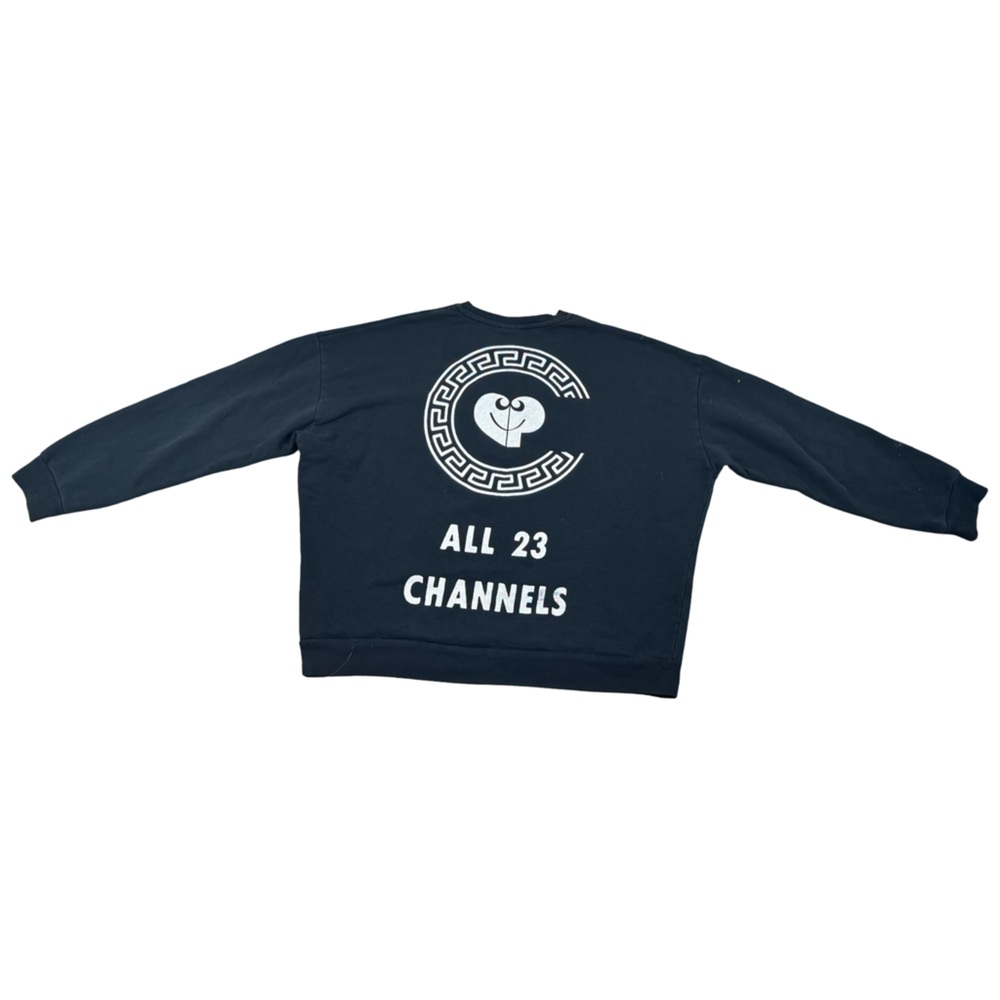 Carhartt x Perks and Mini Radio Club L.A. Black Oversized Rose Sweatshirt Med - Picture 5 of 8